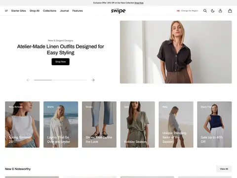 Swipe by Segment